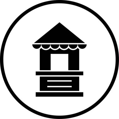 ev simgesi, vektör illüstrasyonu