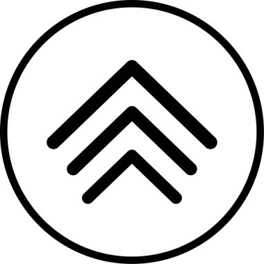 projeniz için yukarı ok simgesi