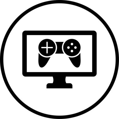 Bir joystick web simgesinin vektör çizimi