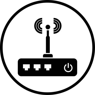yönlendirici vektör düz simgesi
