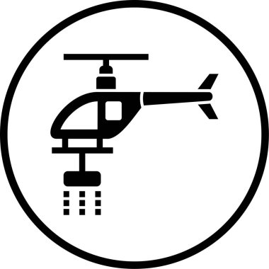 İtfaiye ikonunun vektör çizimi