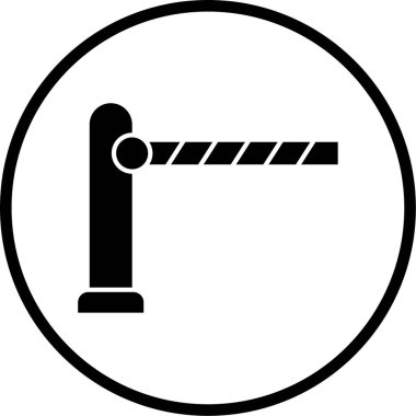 Bir park simgesinin vektör illüstrasyonu