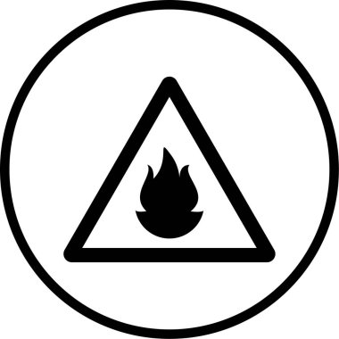 İtfaiye ikonunun vektör çizimi  