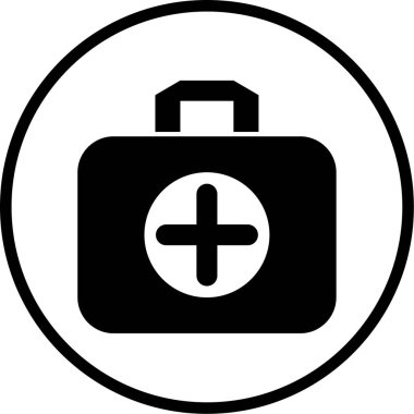 Hastane çanta vektör illüstrasyonu