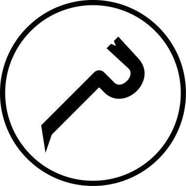 Araç simgesinin vektör illüstrasyonu