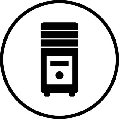 Dolap. Web simgesi basit illüstrasyon