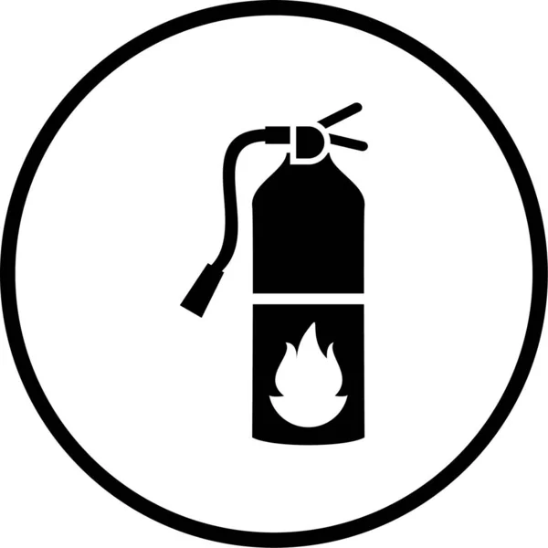 Icono Extintor Incendios Ilustración Vectorial — Archivo Imágenes Vectoriales