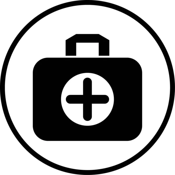 Hospital Bag Vector Icon Illustration — ストックベクタ