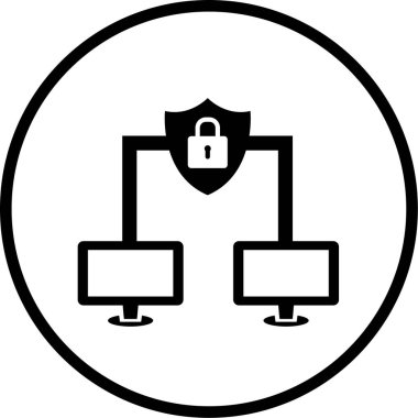 veritabanı. Web simgesi basit illüstrasyon