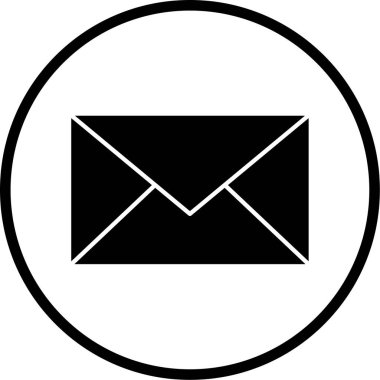 E- posta simgesi vektör illüstrasyonu