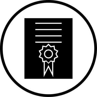 Belge simgesinin vektör illüstrasyonu