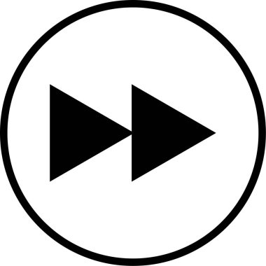 Oynayın. Web simgesi basit illüstrasyon