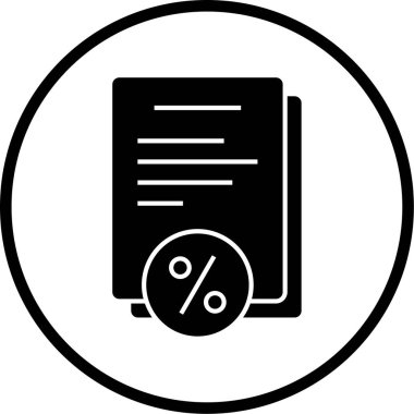 Vektör belgesi Simge illüstrasyonu