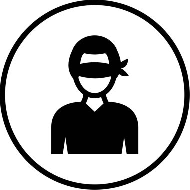 avatar. Web simgesi basit illüstrasyon