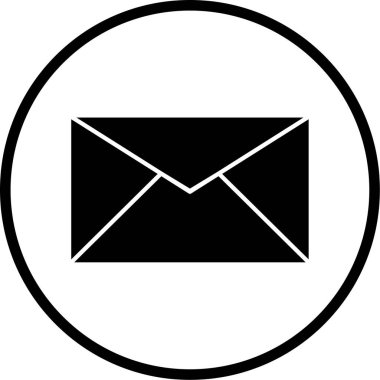 E- posta simgesi vektör illüstrasyonu