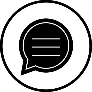 Sohbet balonu Basit resimleme