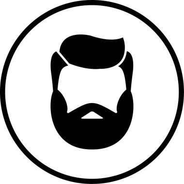 Bir insan simgesinin vektör illüstrasyonu