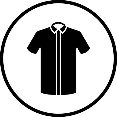 t-shirt simgesi, vektör illüstrasyonu