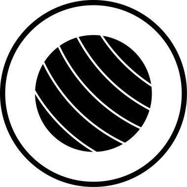 Top. Web simgesi basit illüstrasyon