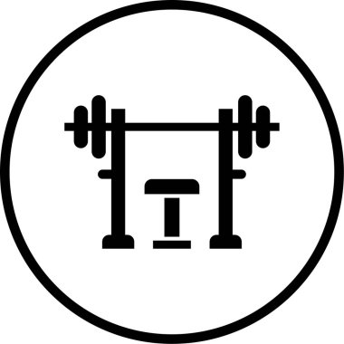 Dambıl simgesinin vektör illüstrasyonu