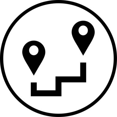 konum. Web simgesi basit tasarım