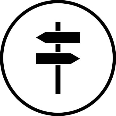 Projeniz için yön ok simgesi