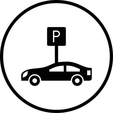 - Araba. Web simgesi basit illüstrasyon