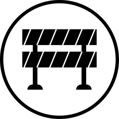 Basit biçimdeki trafik simgesi izole edilmiş vektör illüstrasyonu