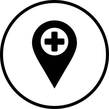 tıbbi ve sağlık vektörü simgesi