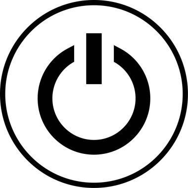 Güç. Web simgesi basit illüstrasyon