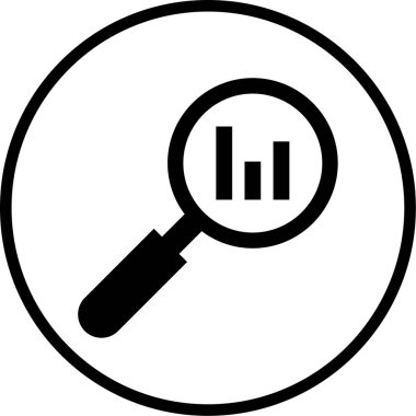 Ara. Web simgesi basit illüstrasyon