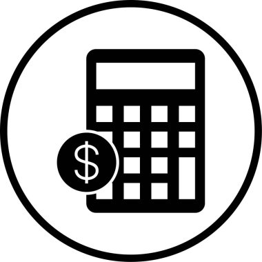 iş ve finans satırı vektör simgesi