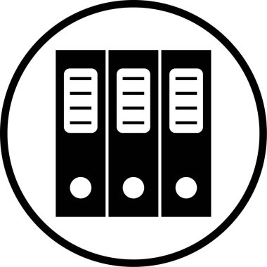 Belge simgesinin vektör illüstrasyonu