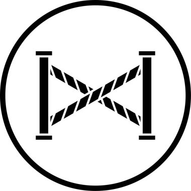 Yol simgesi, vektör illüstrasyonu