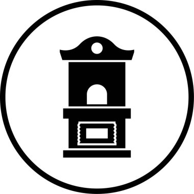 Beyaz arkaplanda izole edilmiş resimleme simgesi vektörü