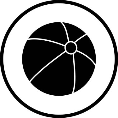 Top. Web simgesi basit illüstrasyon