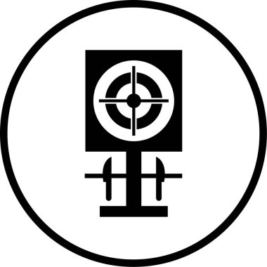 Beyaz arkaplanda izole edilmiş resimleme simgesi vektörü