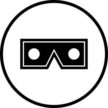 gözlüklerin vektör illüstrasyonu modern simge