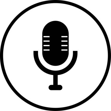 Müzik. Web simgesi basit illüstrasyon