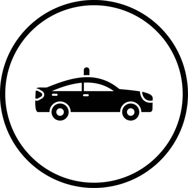 Coche Icono Web Ilustración Simple — Vector de stock