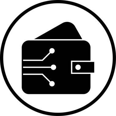 Para için. Web simgesi basit illüstrasyon