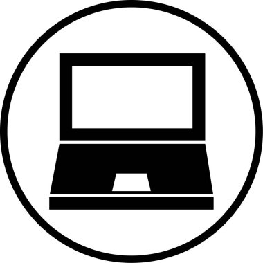 Bilgisayar. Web simgesi basit illüstrasyon