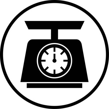 Saat. Web simgesi basit illüstrasyon