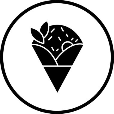 Gıda simgesinin vektör illüstrasyonu