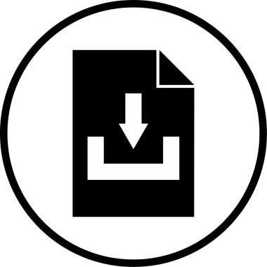 dosya biçimi simgesi, vektör illüstrasyonu