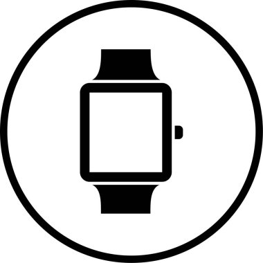 Akıllı saat simgesinin vektör çizimi
