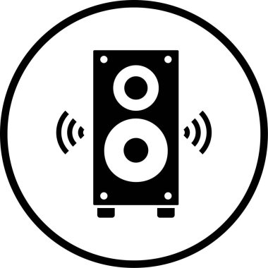 Müzik. Web simgesi basit illüstrasyon