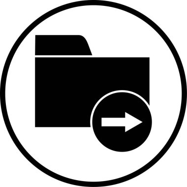 Dizin simgesinin vektör illüstrasyonu