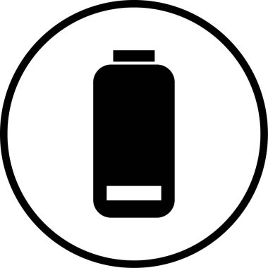 Pil. Web simgesi basit illüstrasyon