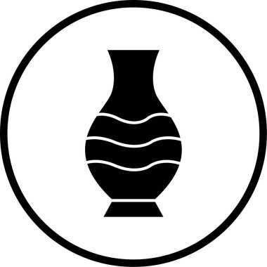 Sürahi. Web simgesi basit illüstrasyon